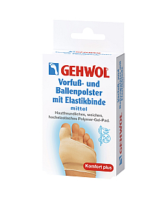 Gehwol - Подушка защитная под плюсну и накладка на большой палец из гель-полимера и эластичной ткани 1 шт 